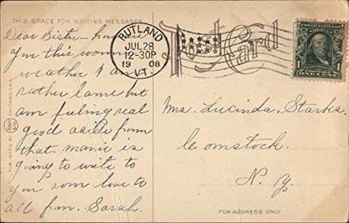 Miniatura 2 de County Court House Rutland, Vermont VT Original Antique Postcard 1908