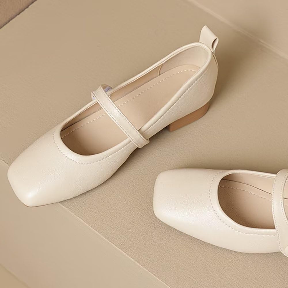 Stunner Women's Chunky Low Block Heel Dress Shoes Mary Janes Heels for Women Comfortable Closed Toe Work Pumps 2 - Image 4