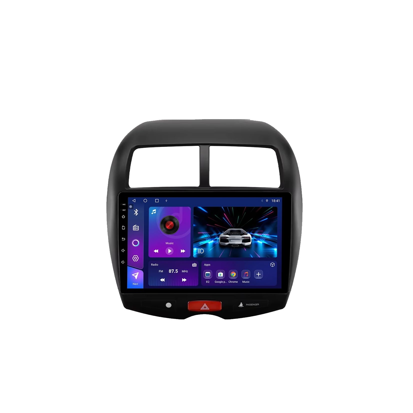 Radio samochodowe Android 15 2 DIN z 10-calowym ekranem dotykowym do Mitsubishi ASX 1 2010-2018 z kamerą cofania/Carplay/BT/FM/GPS/USB/WIFI/sterowaniem z kierownicy/audio samochodowe (EP70 8