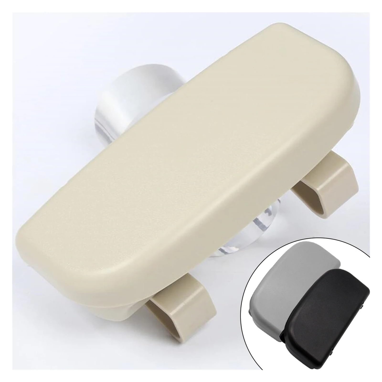 Porta Occhiali Interno Auto Custodia per Occhiali per Visiera per Auto Supporto per da Sole per Riutilizzabile Magnetico Portatile Multifunzionale(Black)