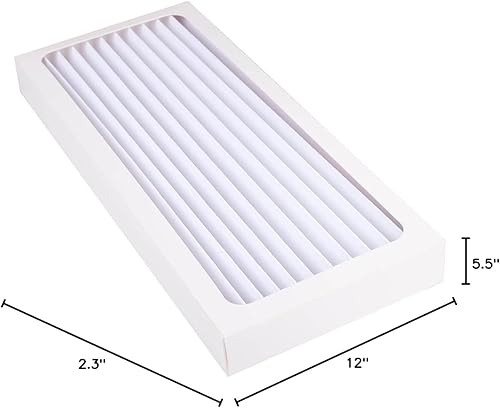 Miniatura 6 de Paquete de 2 filtros HEPA de repuesto 04383 compatibles con Hamilton Beach 04383, 04384, filtro purificador de aire parte # 990051000