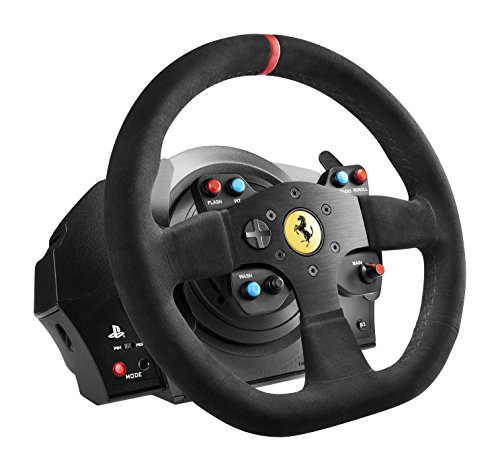 Thrustmaster T300 Force Feedback Ferrari Integral RW Alcantara Edition Racing Wheel (compatible w/ PS5, PS5 Pro, PS4 & PC) by Thrustmaster - Image 3
