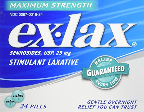 Ex-Lax Max Relief Pills Size 24s Ex-Lax Maximum Strength Laxative