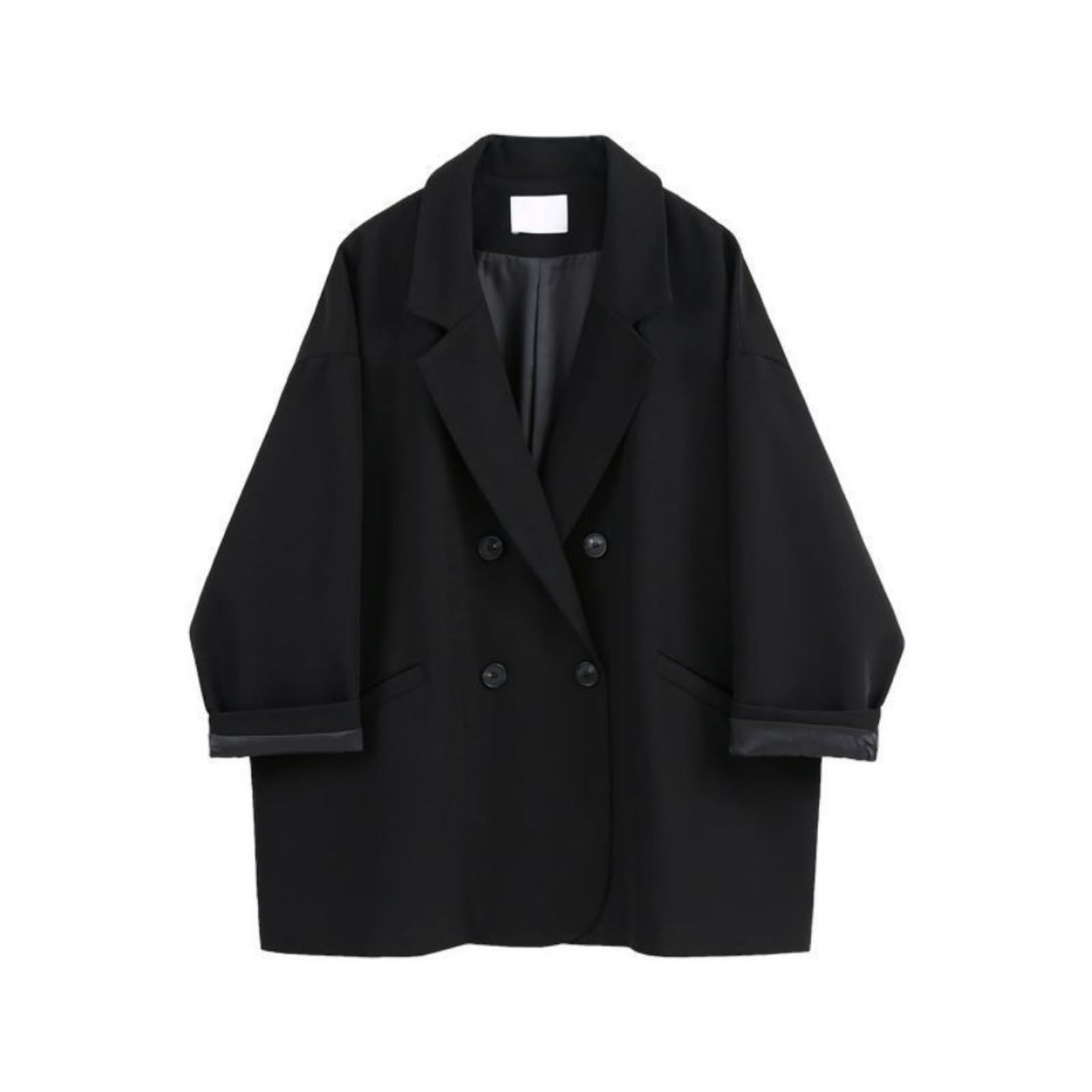 Trendy Blazer for Women Casual Button Fully Lined Down Cardigan Lapel Collar Blazers Business Jacket with Pockets
