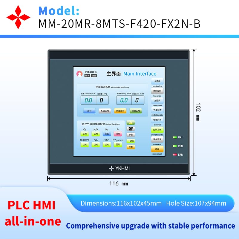 Image of Programmable Logic Controller HMI Interface (F420-FX2N-B)