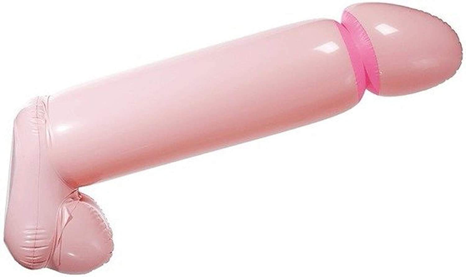 2 x Jumbo 90cm Inflatable Willy Blow Up Dick Penis Hen Party Do Girls Night Out Decorations Fun Joke Fancy Dress Accessories Games