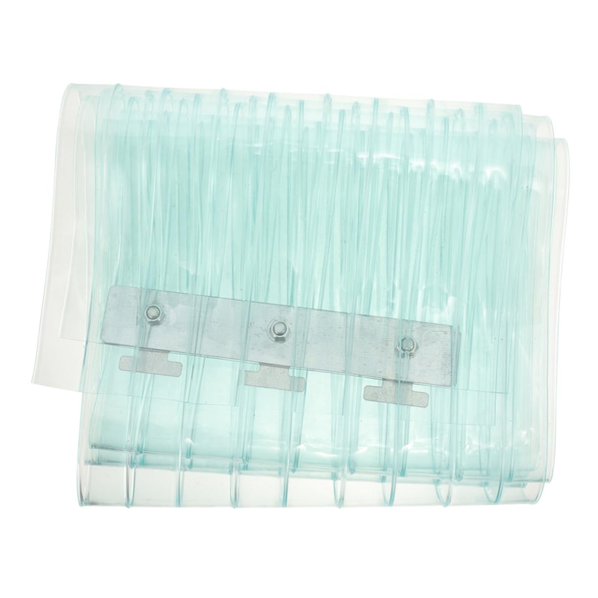 Rideau de porte PVC bleu coupe-vent transparent isolation thermique pour marché