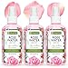 De La Cruz Rose Water Spray, No Parabens or Artificial Colors, Vegan, Made in USA 8 FL. OZ. (3 Bottles)