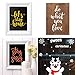 YeulionCraft DIY Self-Adhesive Silk Screen Printing Stencil Letters Pattern Reusable Sign Stencils for Painting on Wood Making DIY Decoration, 12PCS