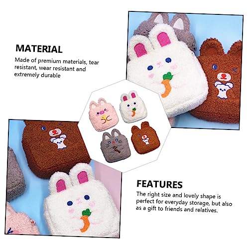 NOLITOY Saco De Armazenamento De Guardanapo 4 Unidades Bolsa De Toalha Menstrual Organizador De Bols