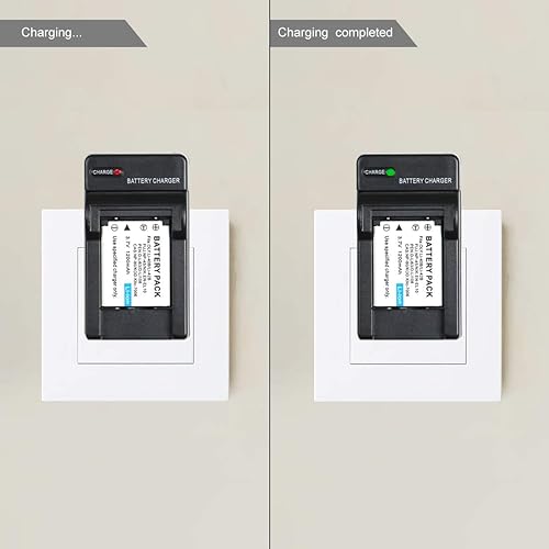 Miniatura 7 de LI-40B LI-42B LI-40C Cargador de batería de cámara para Olympus FE-240, FE-280, FE-290, FE-300, FE-320, FE-340, FE-350, FE-4010, FE-5030,  1040,