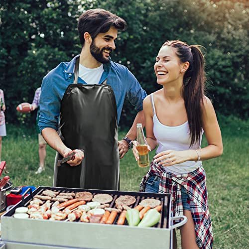 OFFSCH Delantal De Cocina Resistente Al Aceite y Productos Químicos 110 x 80 Cm Pvc Industrial Unisex Para Cocinas Comerciales Limpieza y Carpintería - imagen 6