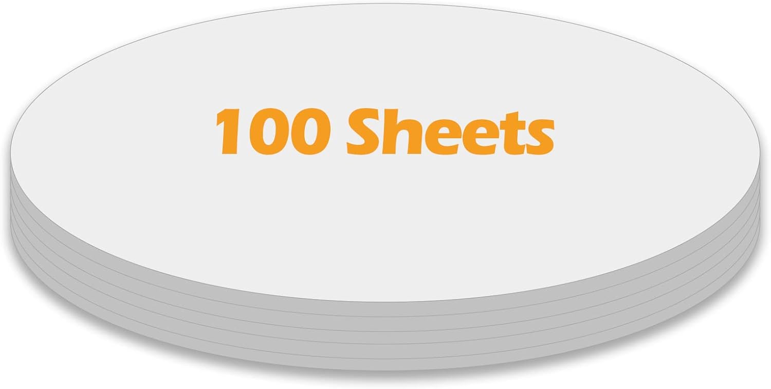 Lightweight Construction Paper Circles White Color 6 Inches, Origami Craft Paper 100 Sheets for Kids Arts and Crafts, School Crafting Supplies for Kids Lightweight Construction Paper Circles White Color 6 Inches, Origami Craft Paper 100 Sheets for Kids Arts and Crafts, School Crafting Supplies for Kids