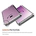 ProCase Galaxy S9 Case, Slim Hybrid Crystal Clear TPU Bumper Cushion Cover with Reinforced Corners, Transparent Scratch Resistant Rugged Cover Protective Case for Galaxy S9 2018 –Clear