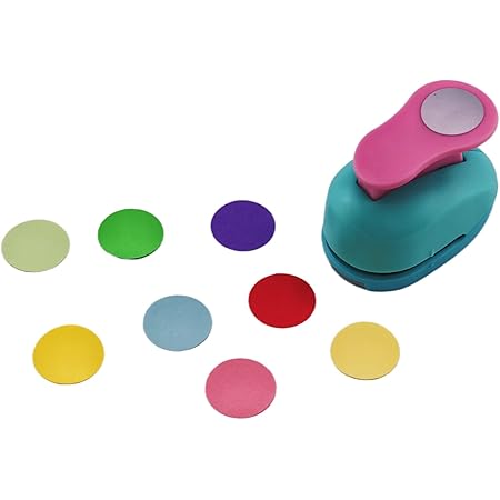 CADY Crafts Punch 1-Inch Paper Punches EVA Handmade Punches (Circle)