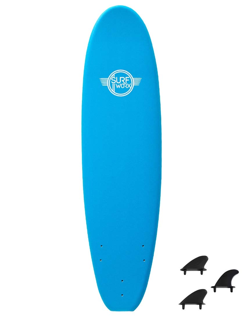 Surfworx Base Mini Mal Foam Surfboard 7 pies 0