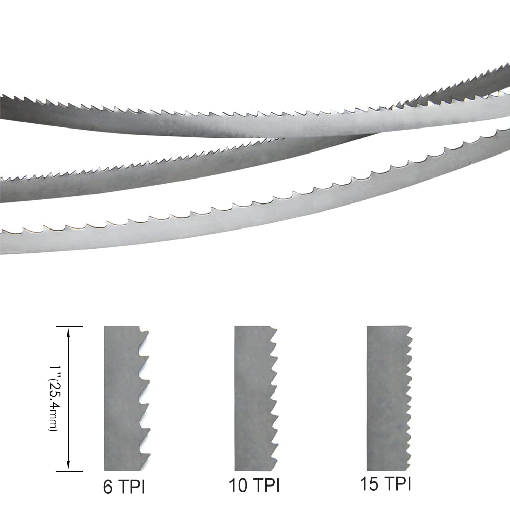 Brzeszczot taśmowy Brzeszczot do piły taśmowej najwyższej jakości, 1 szt. 1400 x 6,35 x 0,35 mm Brzeszczot do piły taśmowej Akcesoria do narzędzi do obróbki drewna do piły taśmowej EinhelI F0x(TPI 10)