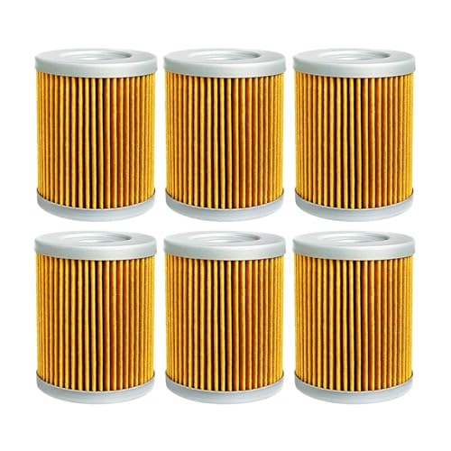 Filtre à huile moto contre l'usure moteur LT160 LTF250 protection mécanique 6pcs