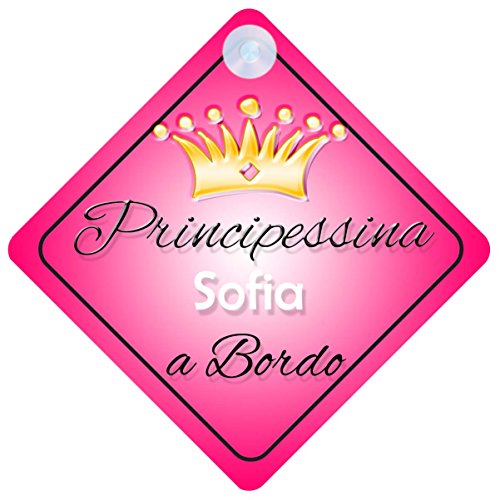 Principessina Sofia (001) adesivo bimbo / bambina