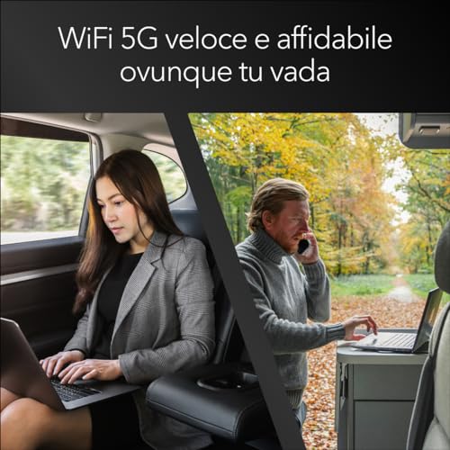 Nighthawk M6 5G WiFi 6 (MR6150) Router per hotspot mobile – Ideale per viaggi, connessioni veloci e sicure fino a 2,5 Gbps – Condivide 32 dispositivi – Sbloccato, roaming internazionale - Router - Immagine 4