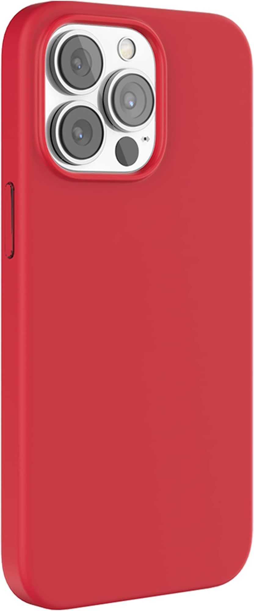 Green Lion Liquid Silicone Case Compatible with iPhone 13 Pro Max (6.7 Inches), Shockproof Bumper Protection, Anti-Scratch, Anti-Fingerprint, Slim and Lightweight (Red)