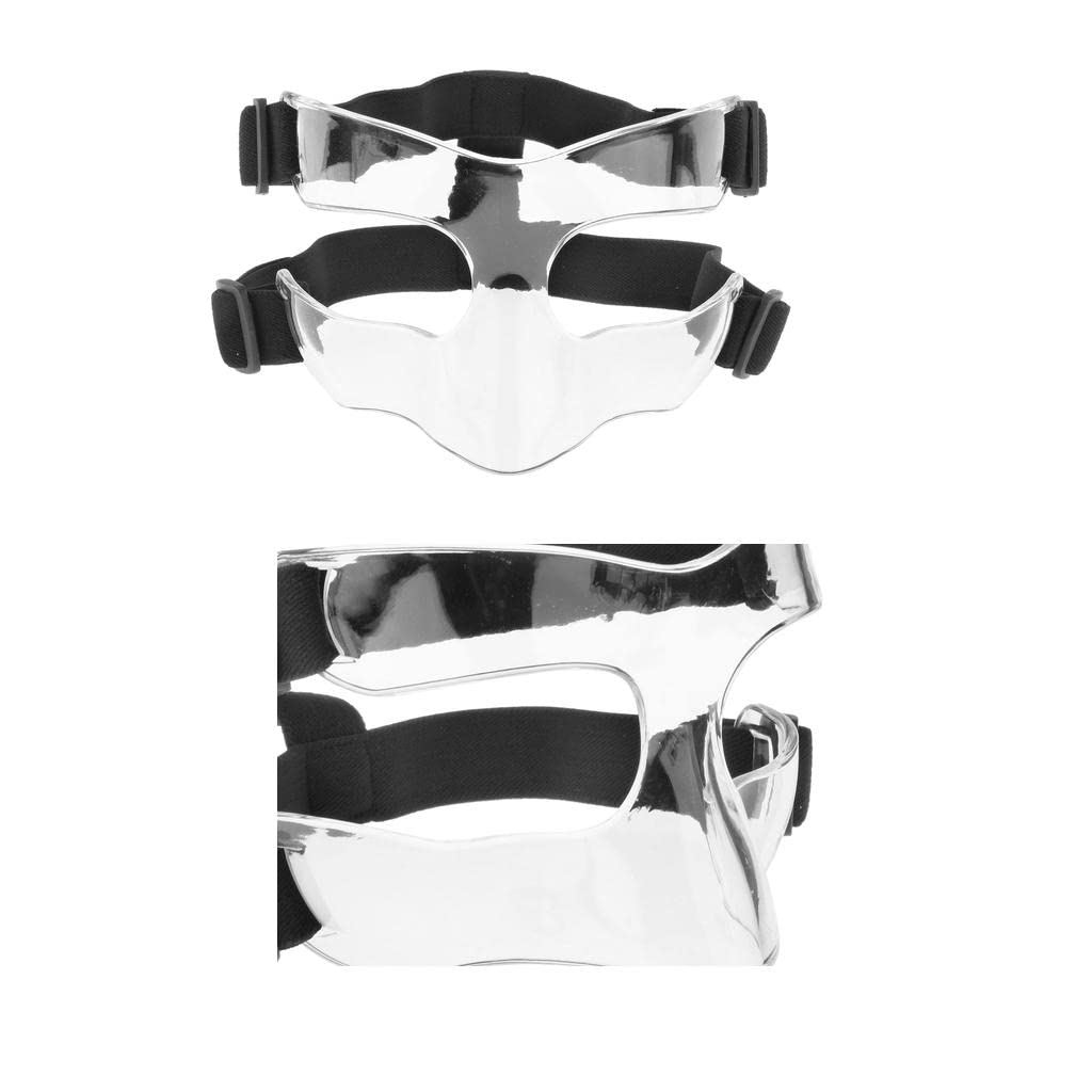 Merishopp 2 Pcs Basketball Mask Adjustable Strap Girls Softball Mask for Sports Men| Sports Equipment | Outdoor Sports Gear | Exercise Gear-picture-16
