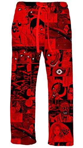 Ripple Junction Junji Ito Adult Eyes Pattern Lounge Pant XS