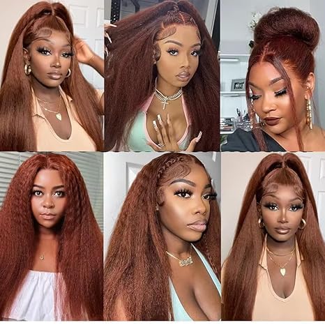 Lakaisa #4 Chocolate Brown Color Bundles Human Hair Yaki Wave Weave 1 Bundle 100g 28 Inch Unprocessed Glueless Virgin Double Weft Weave Human Hair Extension - Image 2