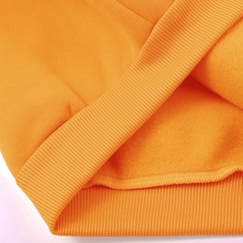 Sudaderas con capucha corta de color liso forrada para otoño invierno 5