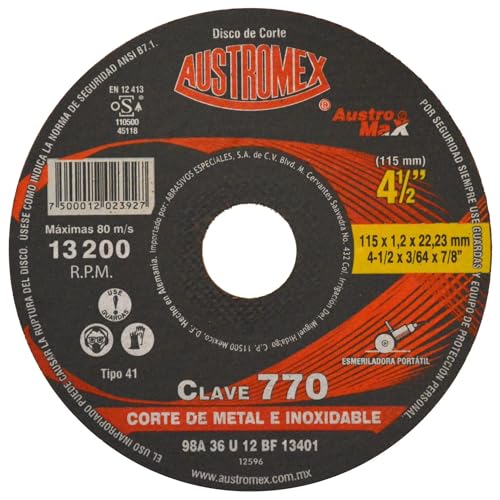 Austromex 770 METAL CUTTING DISC 4½x3 SP / 64 