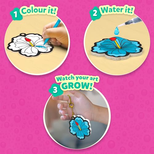 Image of Skillmatics Aqua Puffs - 3D Art Kit, Girl Power, Mess-Free Painting Craft for Kids, DIY Colour & Inflate Activity, Travel Toys & Creative Gifts for Girls Ages 4, 5, 6, 7, 8, 9, 10