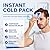 25 Pack - Instant Cold Packs - Instant Ice Packs for Injuries | Disposable Cold Compress Ice Pack for Pain Relief, Swelling, Inflammation, Sprains, Toothache - Cold Pack for Athletes