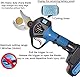 K KLEZHI Akku Astschere mit LED, Schnurlose Elektrische Gartenschere, 35 mm Schnittdurchmesser, 2x 2 Ah Lithium-Wiederaufladbar Akku, 6–8 Arbeitsstunden, 21V Rebschere, Baumschere, Rosenschere