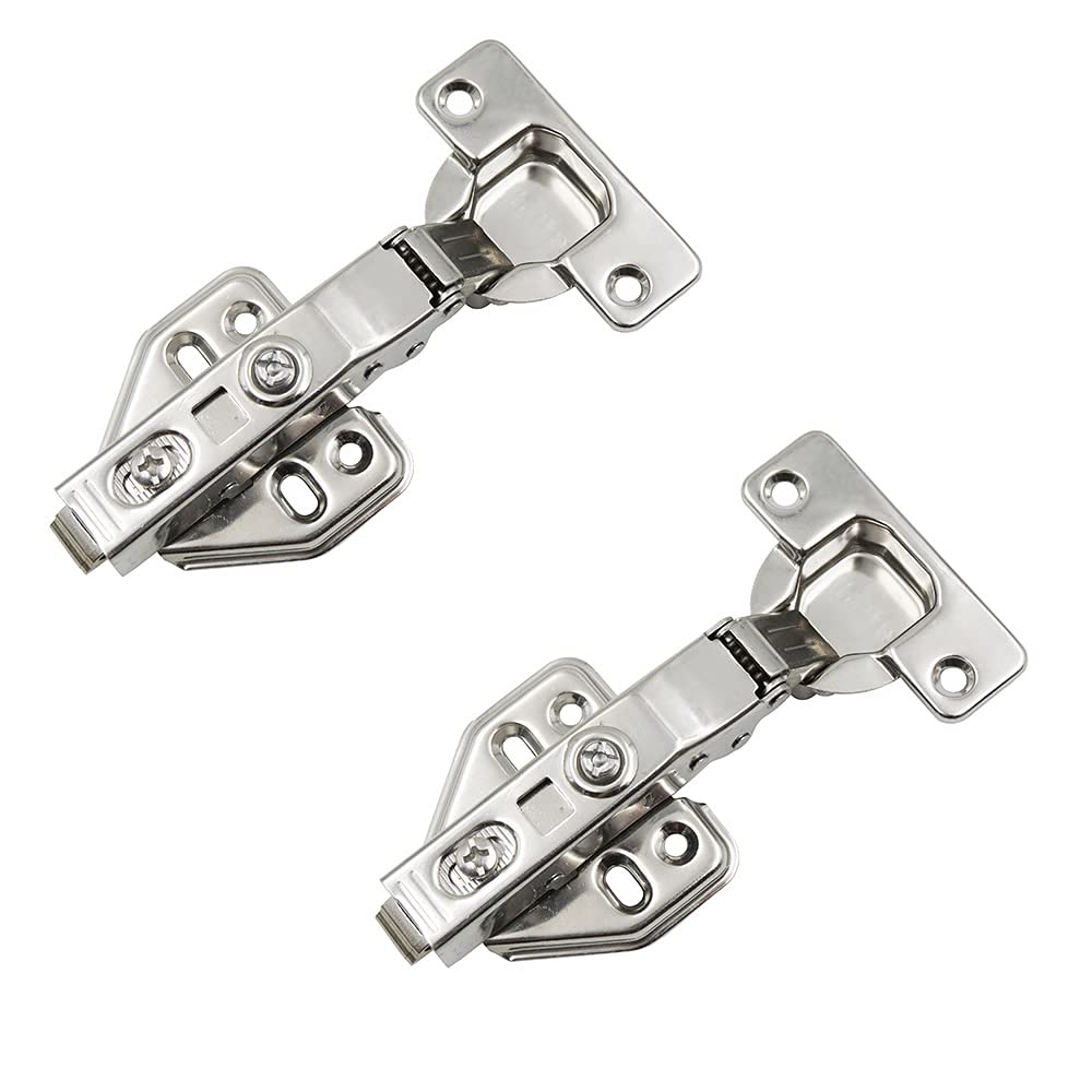 Hardys Cabinet Hinges - Premium 35mm Soft Close Cupboard Hinges for Bathroom Cabinet, Kitchen, Door - Durable Stainless Steel, Silent, Easy Install