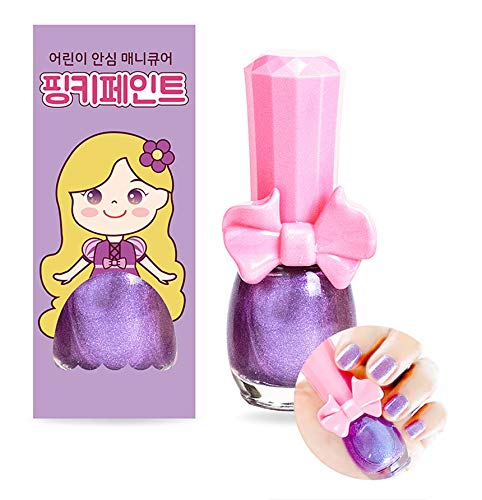 I'm Pinky Kids Nail Paint Shiny Purple Çocuklar İçin Soyulabilir Oje