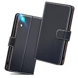 Holidi Coque pour iPhone XR, Housse/Étui de Protection, Étuis à Rabat/Clapet et Folio, Cuir Portefeuille Pochette Porte Carte, Flip Apple Smartphone Portable Téléphones Cover Case. Noir