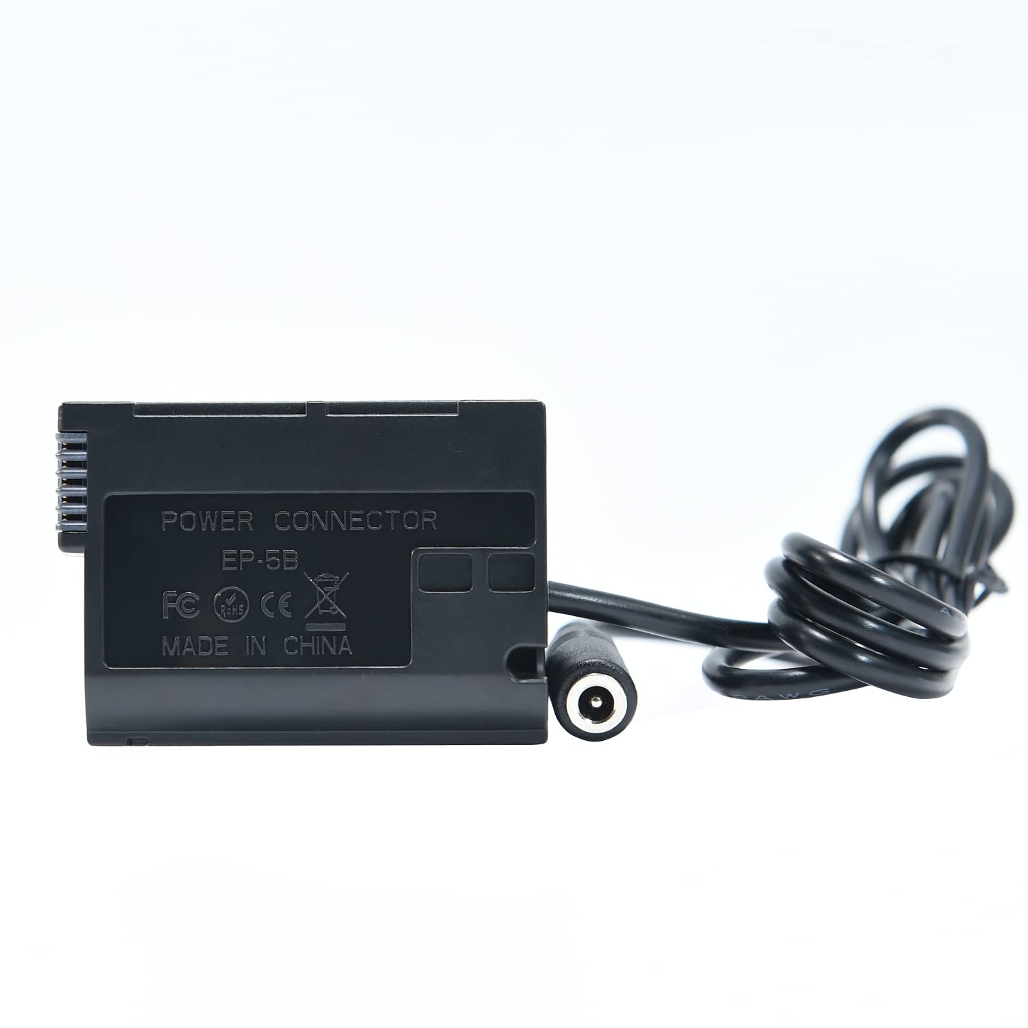 DSTE EH-5 AC - Alimentatore di rete EP-5B, compatibile con Nikon EN-EL15,1 V1, D7200, D7100, D750, D600, D7000, D800E, D810A, fotocamera digitale SLR, Battery Grip MB-D11, MB-D12, MB-D15, MB-D17