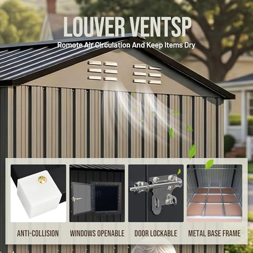 Backyard Storage Shed 8x10