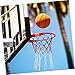 KITANDOVE 2-Piece Basketball Hoop Net Kit Training Basketball Accessories Woven Nylon Net for Parks Campuses Community Courts