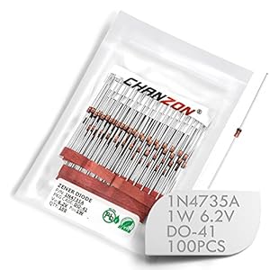 Chanzon 1N4735A Zenerdiode 100 Stück