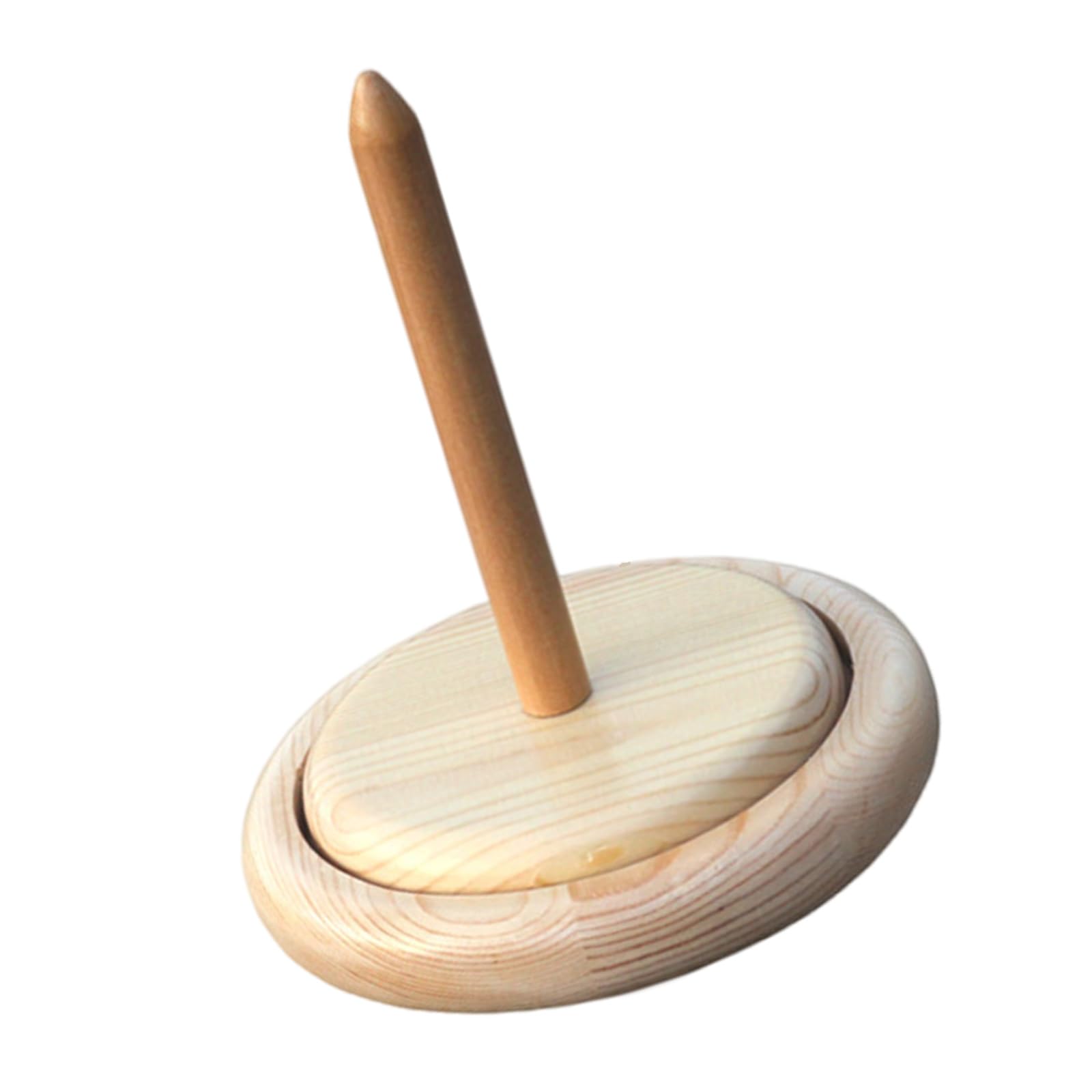 Msioytog Rotating Wood Yarn Holder for Knitting and Crocheting Project Light Weight Portable Wood Yarn Dispenser Spool Stand Winder