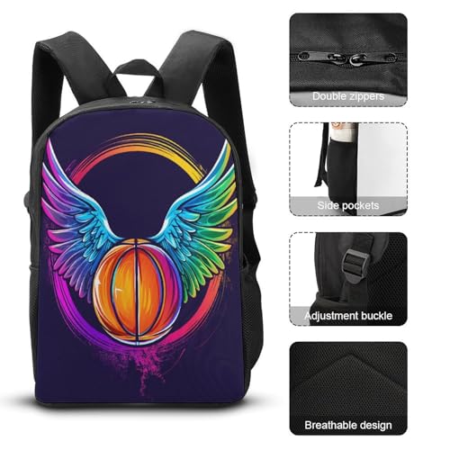 Sac à dos basket-ball 3D pour vivre sa passion au collège - 4