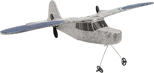 Miniatura 7 de Avión de control remoto RC Glider, 2 maneras de despegue RC Plane EPP Material de espuma para patio (batería individual)