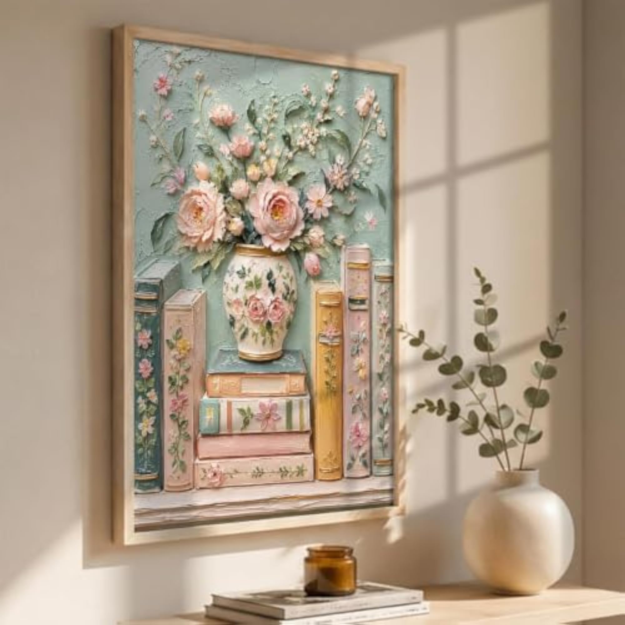 Modern Painting with Frame for Home Decoration