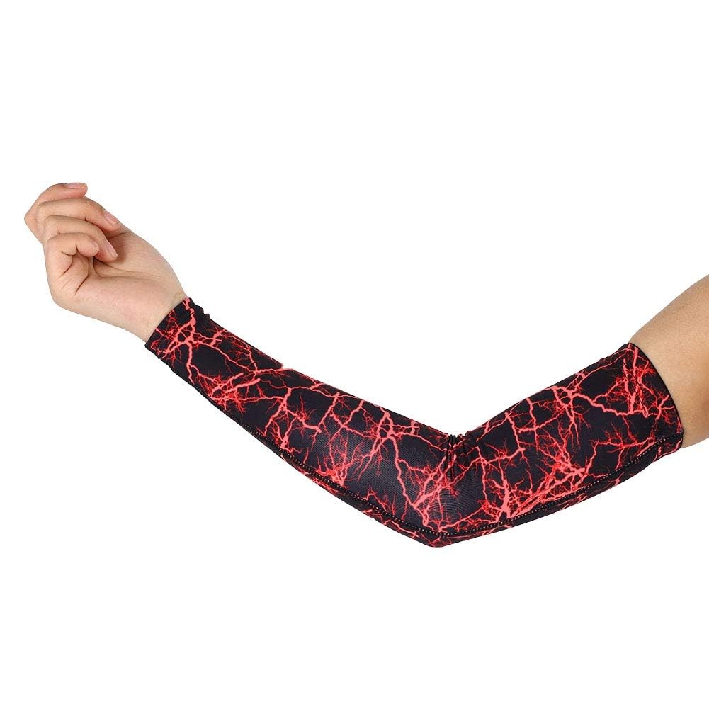 Alomejor Manicotti Sportivi Protezione per Manica da Braccio Traspirante da Basket Fascia da Sole Protettiva Elastico per Esterna