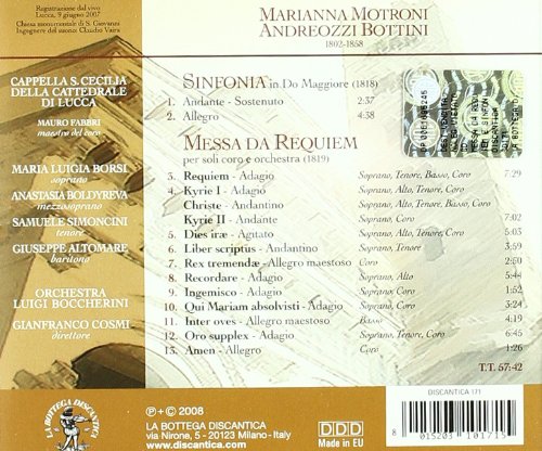 Messa Da Requiem, Sinfonia in Do Ma