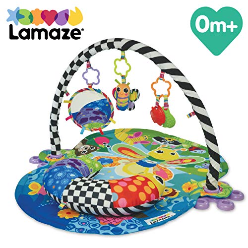 LAMAZE Freddie The Firefly Baby Activity Play Mat | 3-in-1 Baby Gym With 3 Sensory Toys For Babies | Newborn Toy For Sensory Play