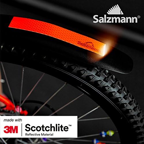 Salzmann Reflective Diamond Grade Sticker | Waterproof, All-Weather Reflective Stickers | Made with 3M Diamond Grade | Pack of 4