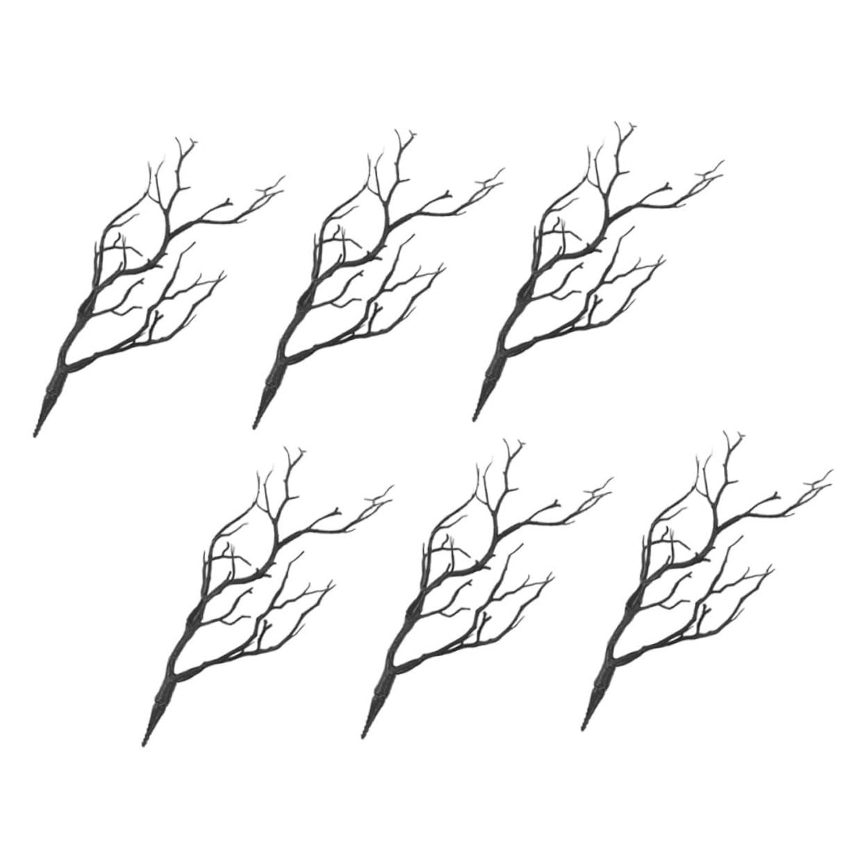 Abaodam 18pezzi Rami Decorativi Artificiali Plastica Per Decorazione Casa e Feste Antler Branches Per Halloween e Natale Accessorio Versatile Per Vasi e Ambienti Interni Ed Esterni