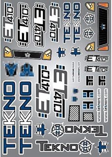 TEKNO RC LLC Decal Sheet: ET410, TKR7213